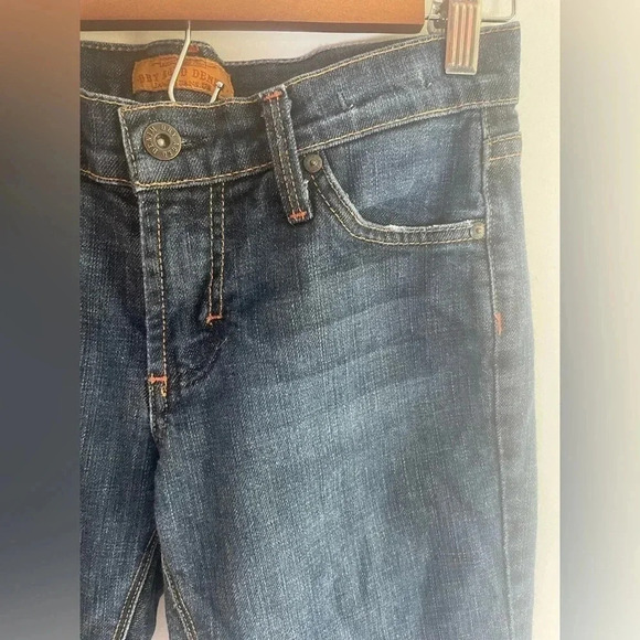🎯 James Jeans Dry‎ Aged Denim Straight Low Rise Jimmy Istanbul Jeans Sz 26 0163 - Picture 3 of 12